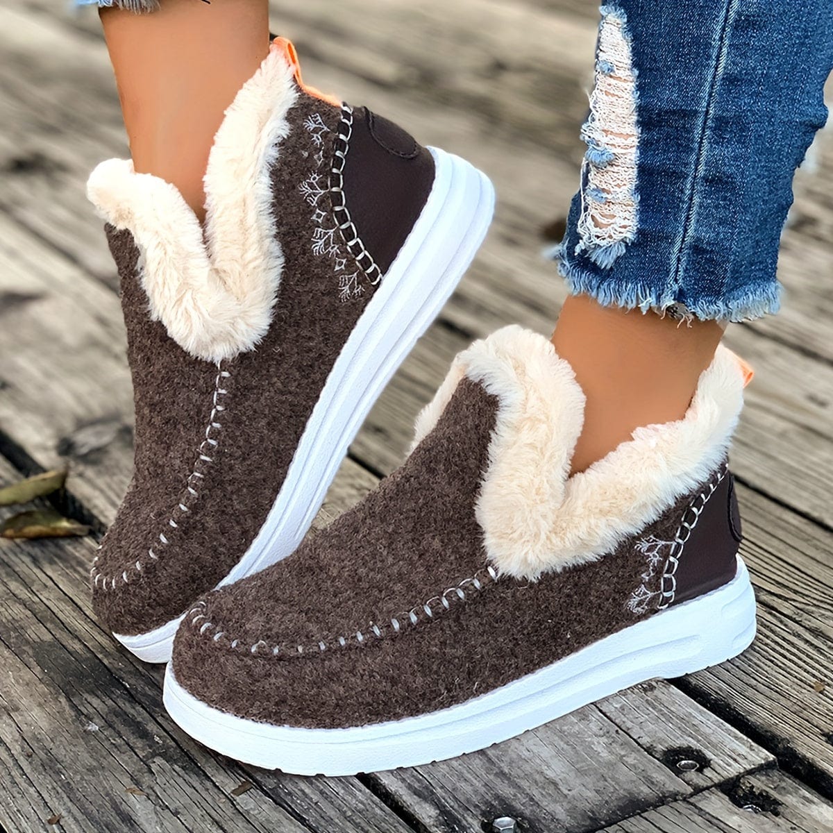Chaussons d'Hiver Luxueux et Confortables – Image 5