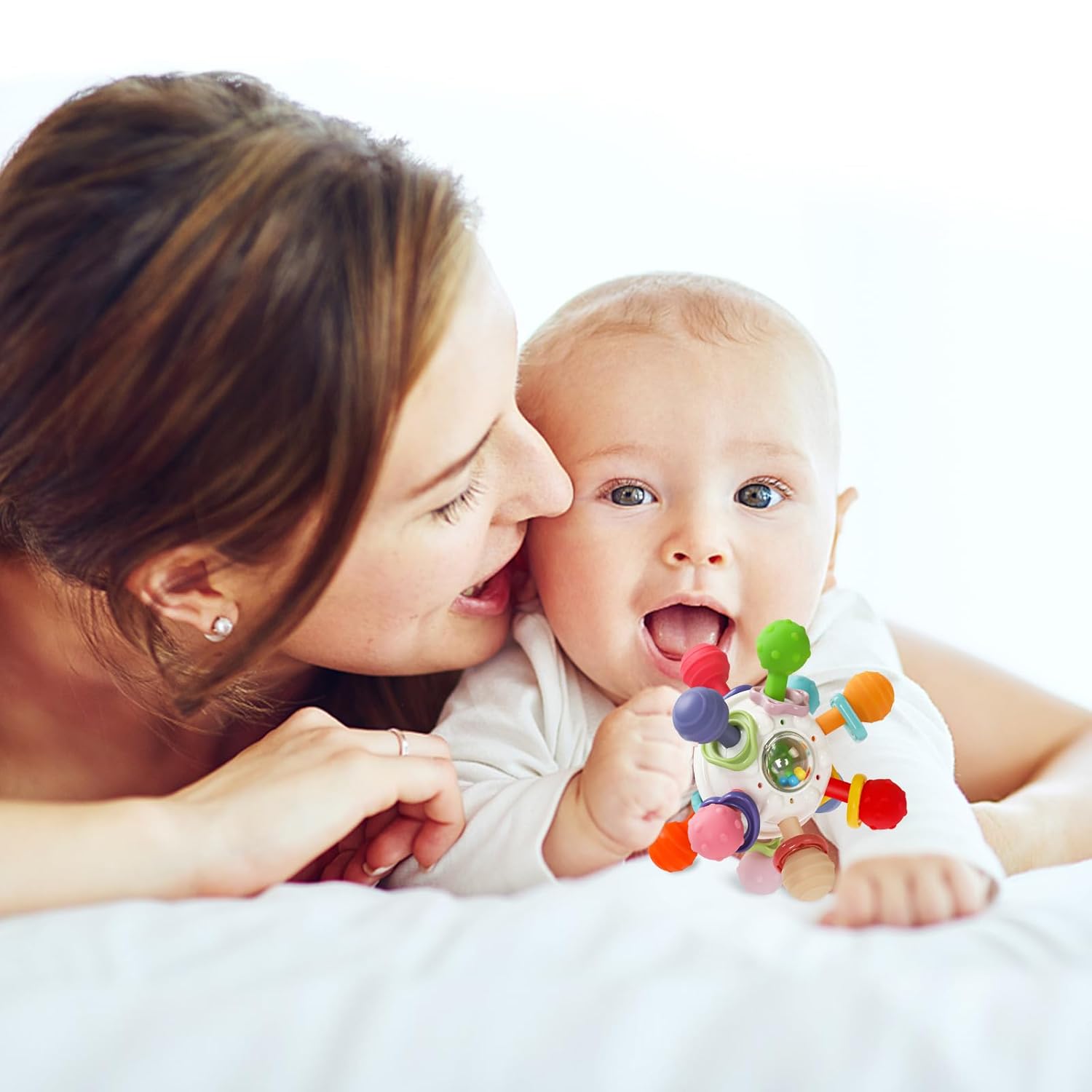 Jouet Sensoriel et Anneau de Dentition Bébé Montessori – Image 8