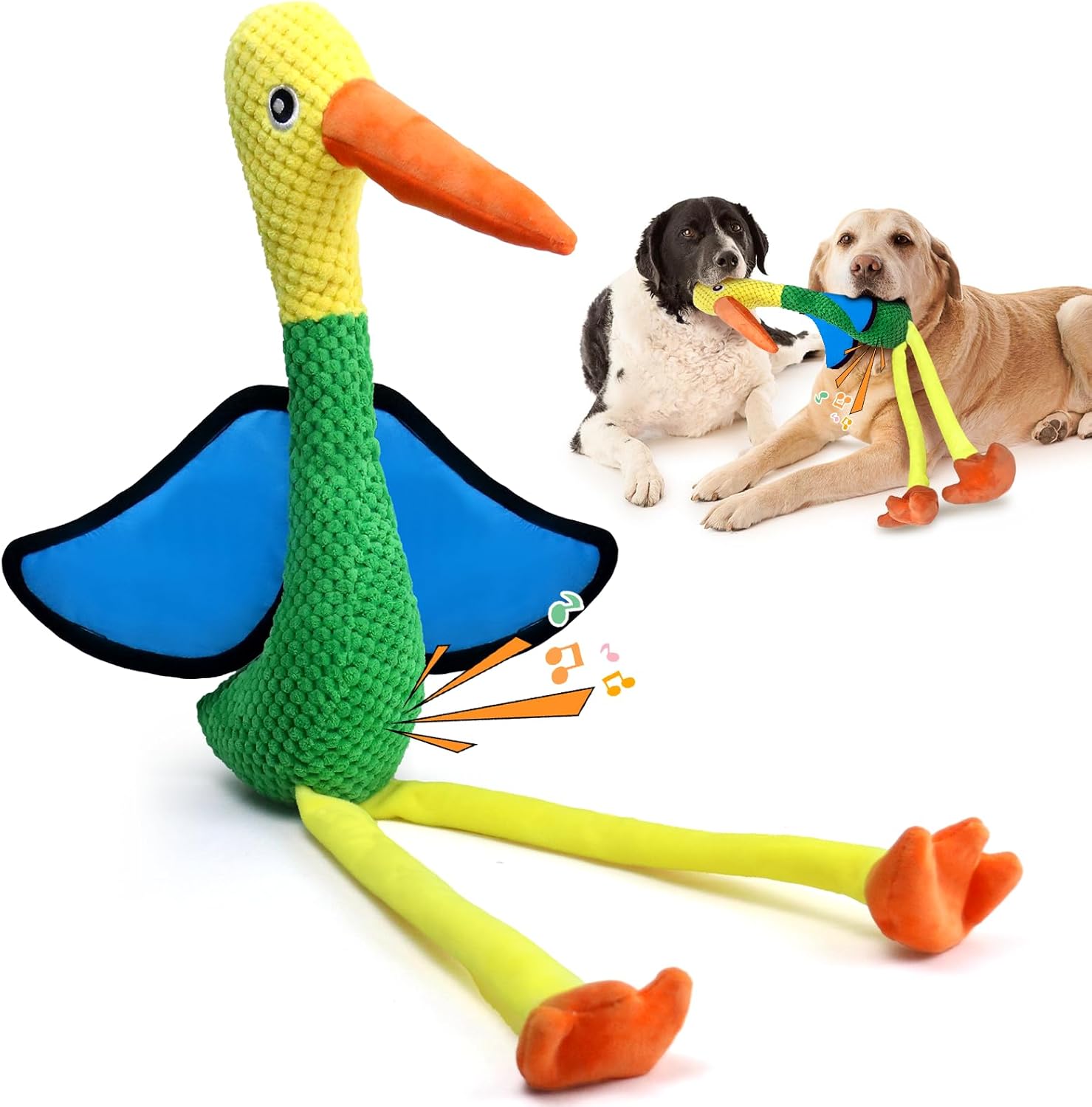 Jouet Poulpe Squeaky pour Chiens Résistants – Image 4