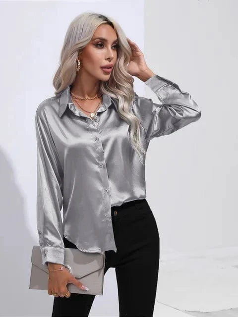 Blouse Satin Élégante et Légère – Image 5
