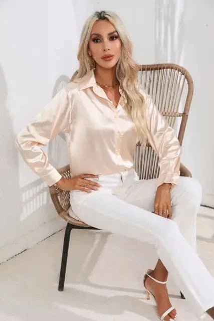 Blouse Satin Élégante et Légère – Image 20