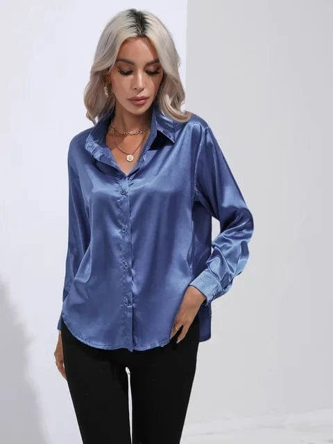 Blouse Satin Élégante et Légère – Image 10