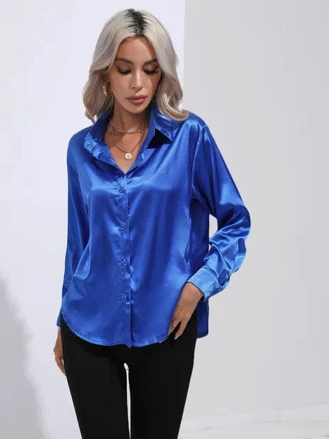 Blouse Satin Élégante et Légère – Image 4
