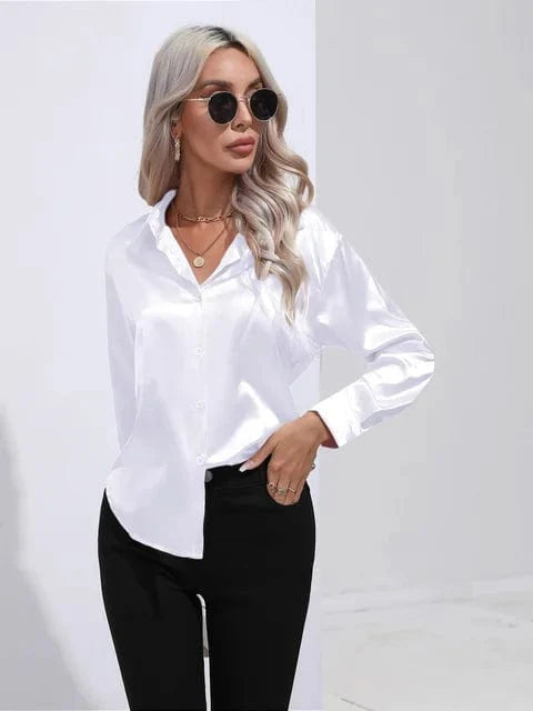 Blouse Satin Élégante et Légère – Image 13