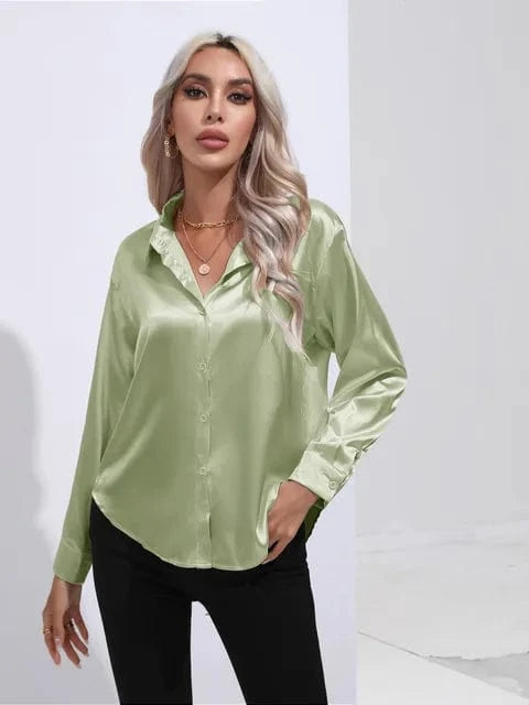 Blouse Satin Élégante et Légère – Image 6
