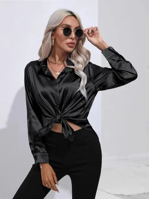 Blouse Satin Élégante et Légère – Image 12