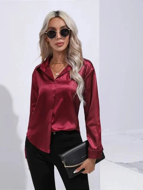 Blouse Satin Élégante et Légère – Image 19