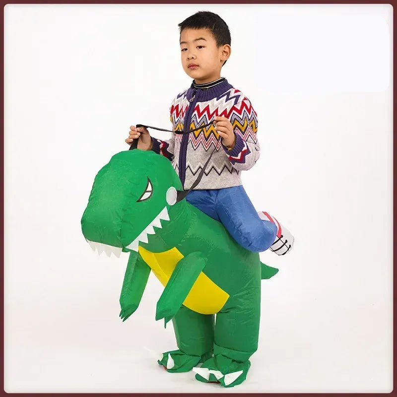 Déguisement Dinosaure Gonflable Enfant pour Halloween – Image 11