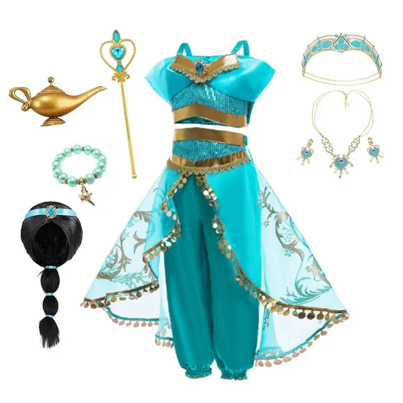 Déguisement Princesse Jasmine Fille Luxe – Image 8