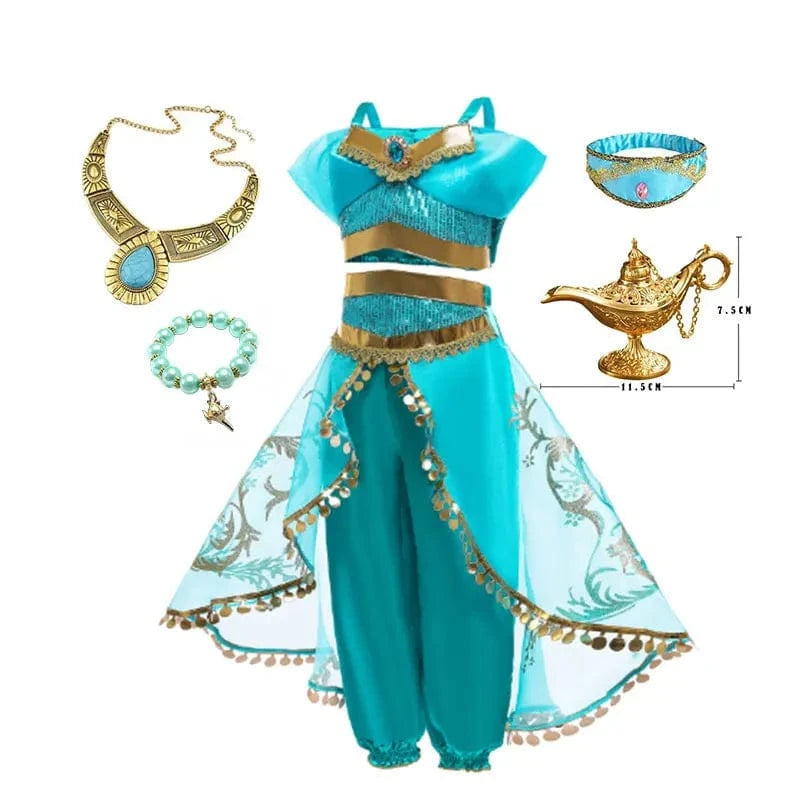 Déguisement Princesse Jasmine Fille Luxe – Image 19