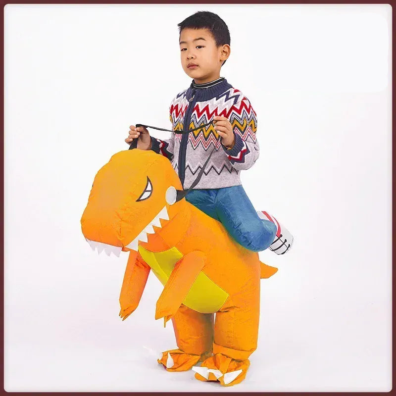 Déguisement Dinosaure Gonflable Enfant pour Halloween – Image 7