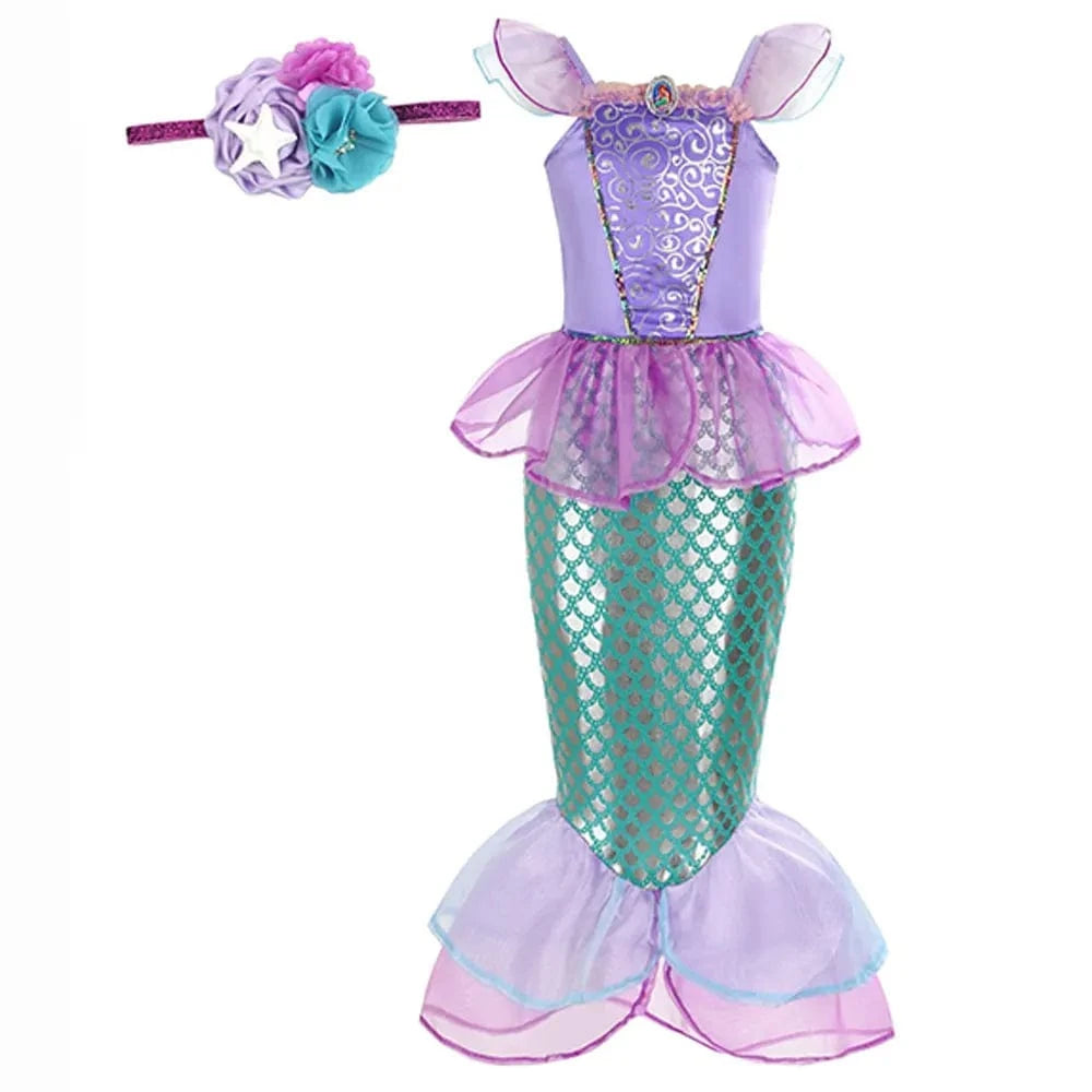 Déguisement Princesse Ariel Enfant Costume Anniversaire – Image 12