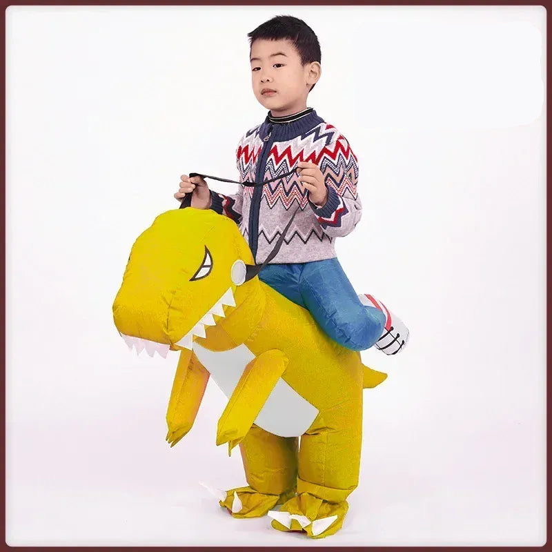 Déguisement Dinosaure Gonflable Enfant pour Halloween – Image 16