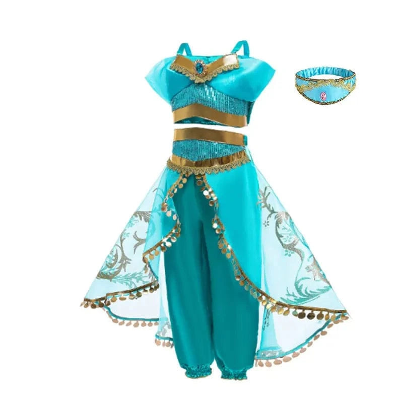 Déguisement Princesse Jasmine Fille Luxe – Image 15