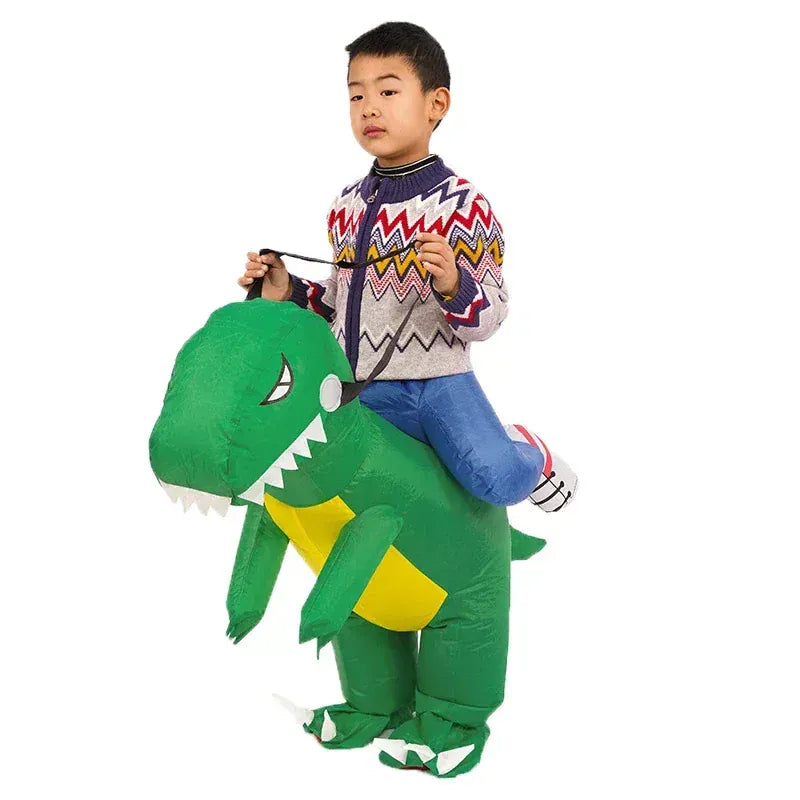 Déguisement Dinosaure Gonflable Enfant pour Halloween – Image 3